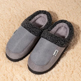 Kapcie zimowe męskie - Szary / 40-41